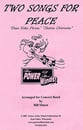 Two Songs for Peace Concert Band sheet music cover